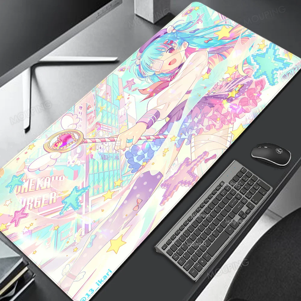 

Candy Anime Mouse Pad Mat Office Computer Accessories Carpet Japanese Sweet Kawaii Girl Xxl 900x400 Aesthetic PC Peripherals
