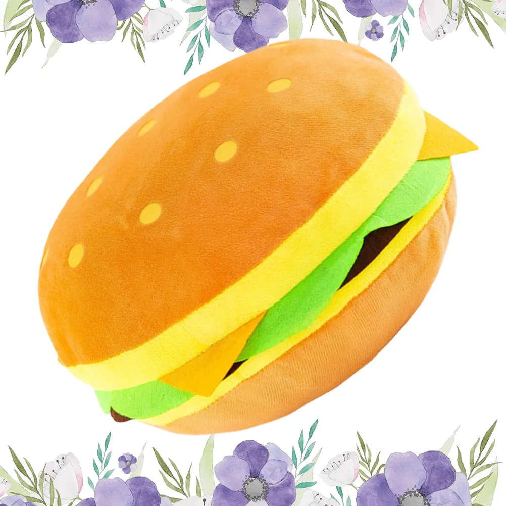 

Plush Pillow Toy Stuffed Throw Pillows Gift Burger Soft Kids Sofa Plushies Cheeseburger Toys Birthday Hamburg Decorative Huge