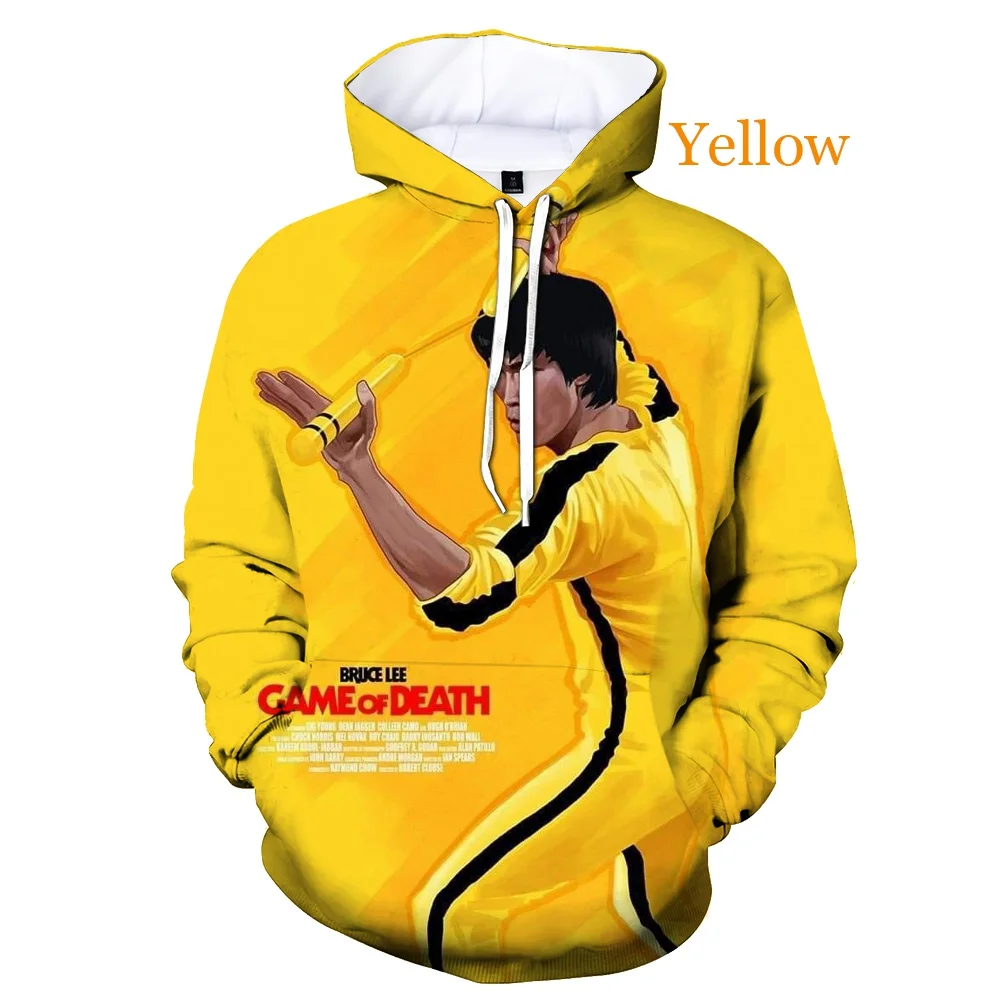 

2022 New fashion B-Bruce Lee 3D printing men's and women's hoodies casual sweatshirts Chinese Kungfu pullovers