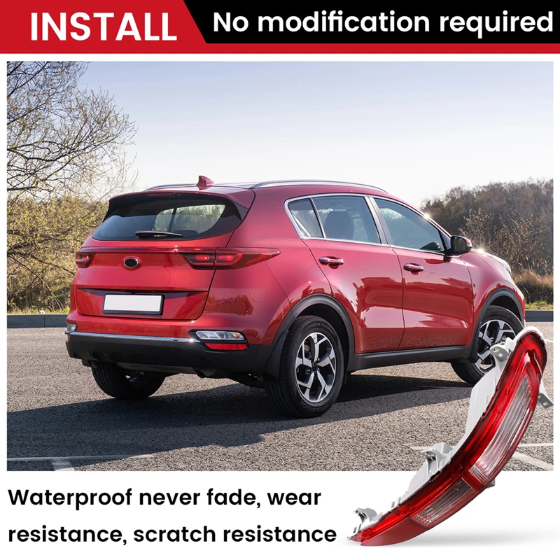 Задняя внутренняя фонарь задняя в сборе 92406-D9200 92405-D9200 92406D9200 92405D9200 для Kia Sportage 2017-2019