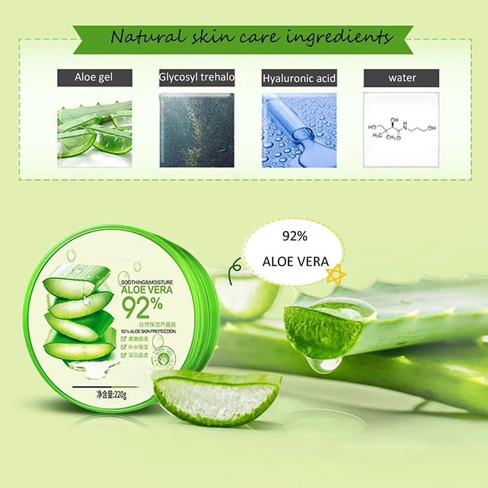 Multi Effect Repair Sunburn Spot Face Moisturizing Aloe Vera Gel Natural Creams Essence Soothing Acne Treatment Skin Care |