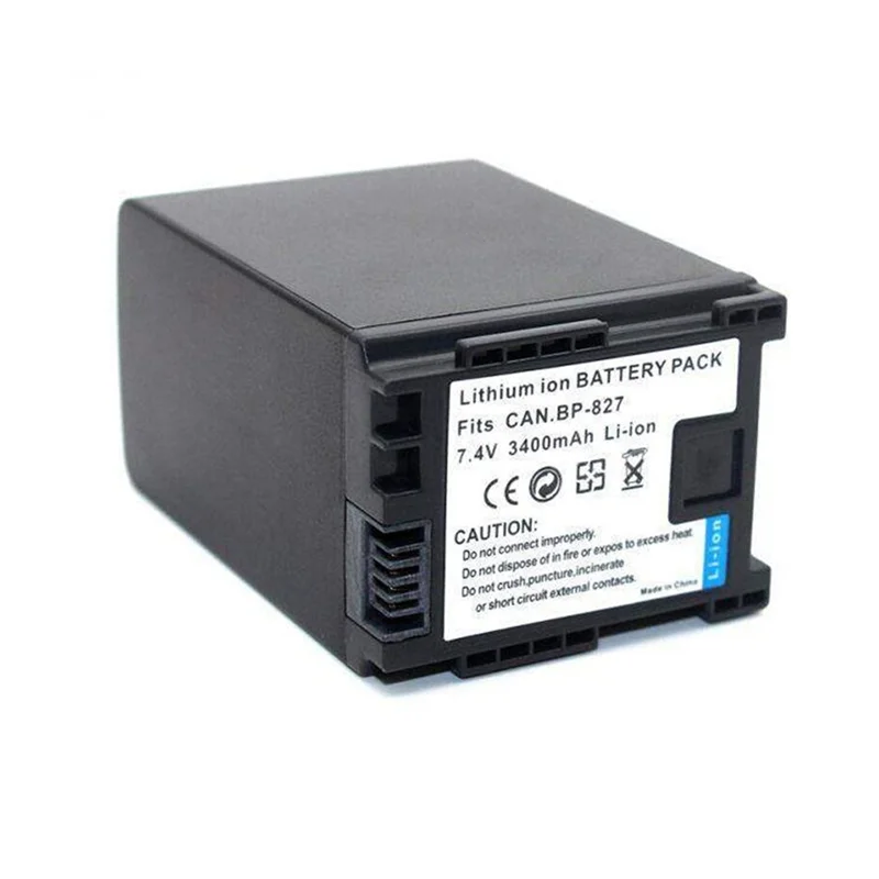 

BP-827 BP827 BP819 BP808 Аккумулятор для камеры Canon HG20 HG21 FS10 FS11 FS100 FS200 FS21 FS22 HF200 HF20 HF100 HFS100 HFS10