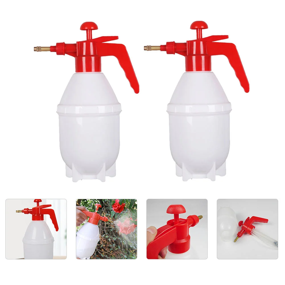 

2 Pcs Air Pressure Small Watering Can Garden Spray Handheld Mist Sprayer Bottle Plastic Bottles Pump Pot Manual