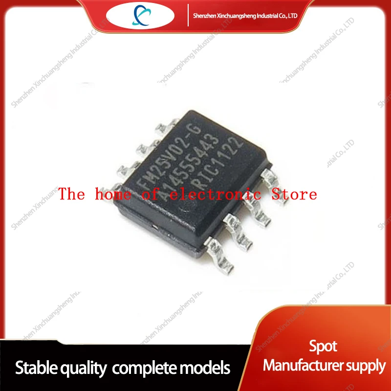 

10 шт. FM25V02A-GTR FM25V02A SMD SOP8 FRAM Memory IC 256Kbit SPI 40 МГц 8-SOIC ферроэлектрическая память