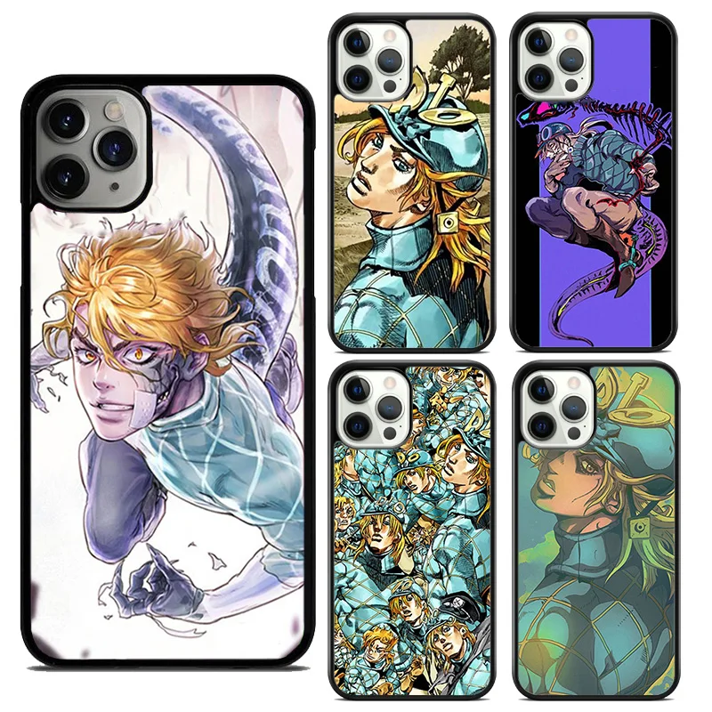 Diego Brando JoJo's Bizarre Mobile Cell Phone Cases for iPhone 5 SE 2020 6 7 8 Plus XR XS for Apple 13 14 11 12 Pro Max Fundas