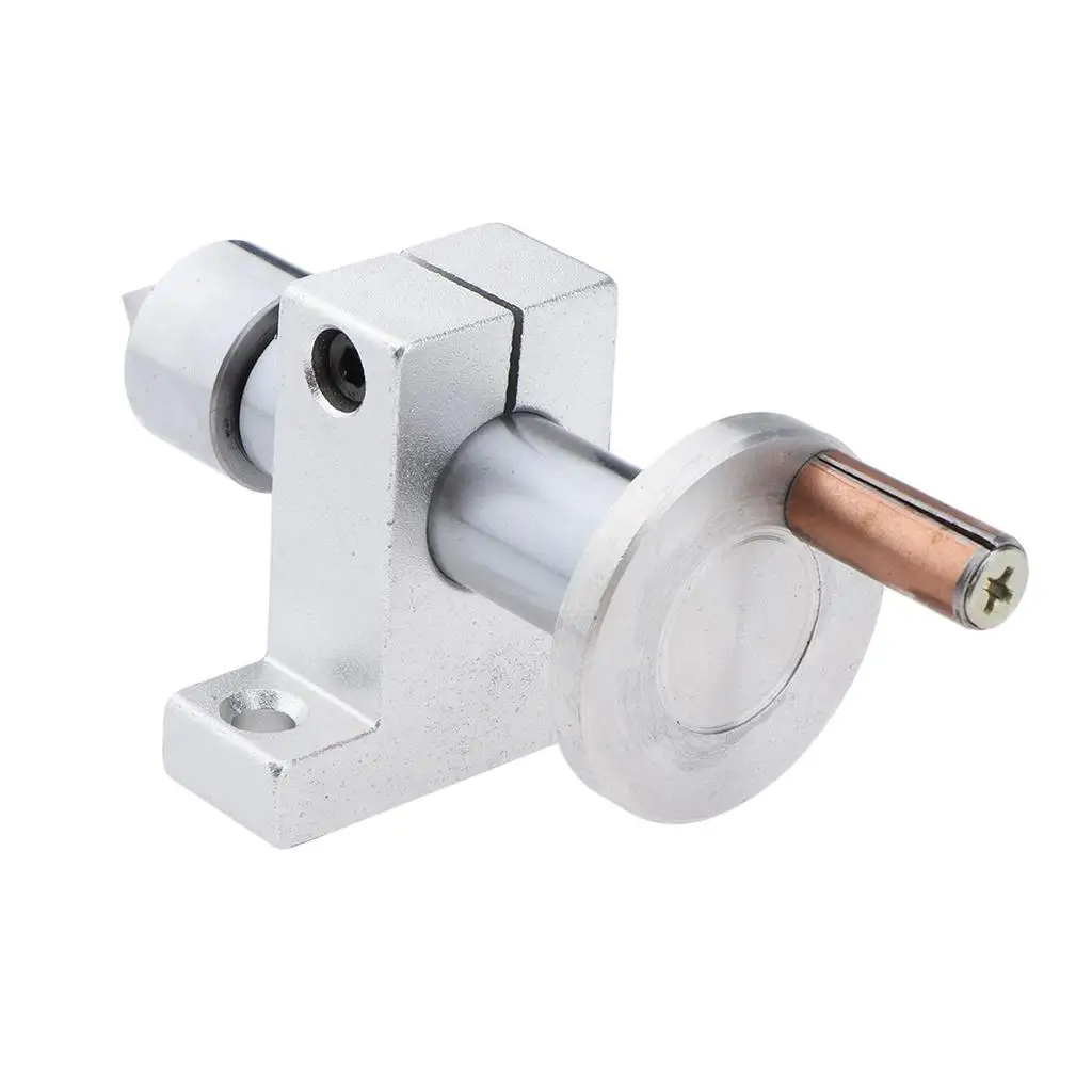 Серебряный регулируемый двойной подшипник живой центр вращающийся DIY аксессуары