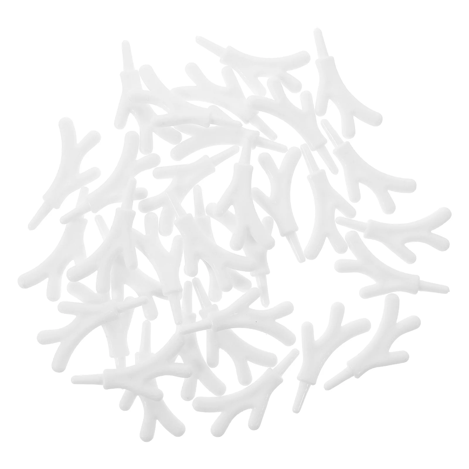 100 шт. Рождественский декор уличная ветка рога ремесло украшение белый человек