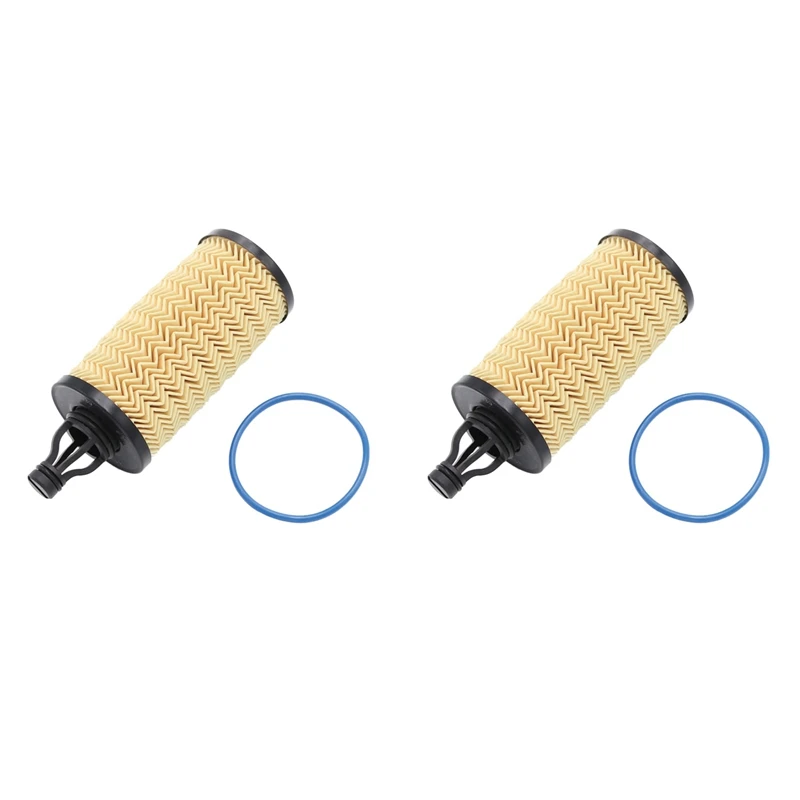 

2X Oil Filter With Rubber O-Ring For Maserati Ghibli Quattroporte Levante 3.0L 311401 298939