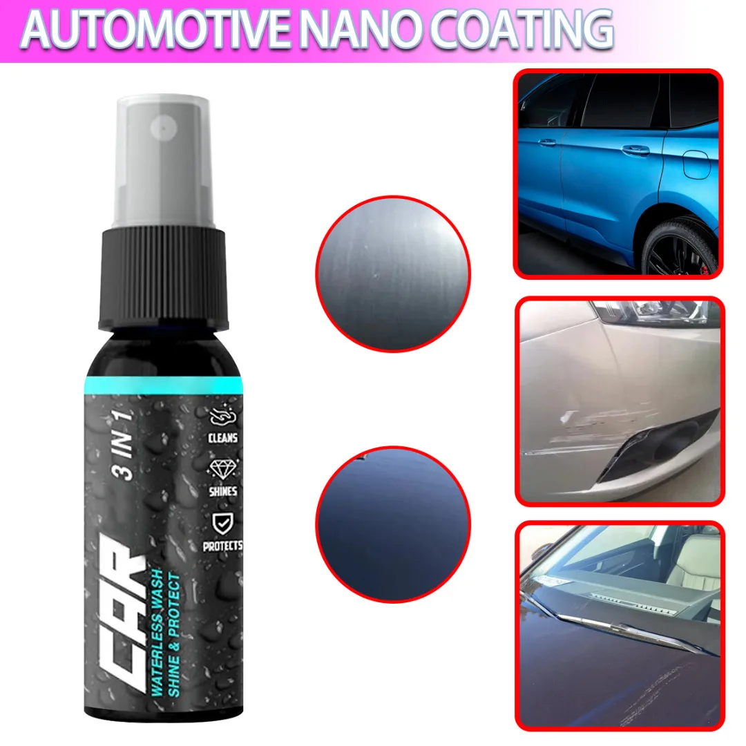 

Mayitr 1pc 30ml Car Nano Coating Spray Automotive Paint Repair Polishing Agent Automobile Anti-Oxidation Liquid Protection