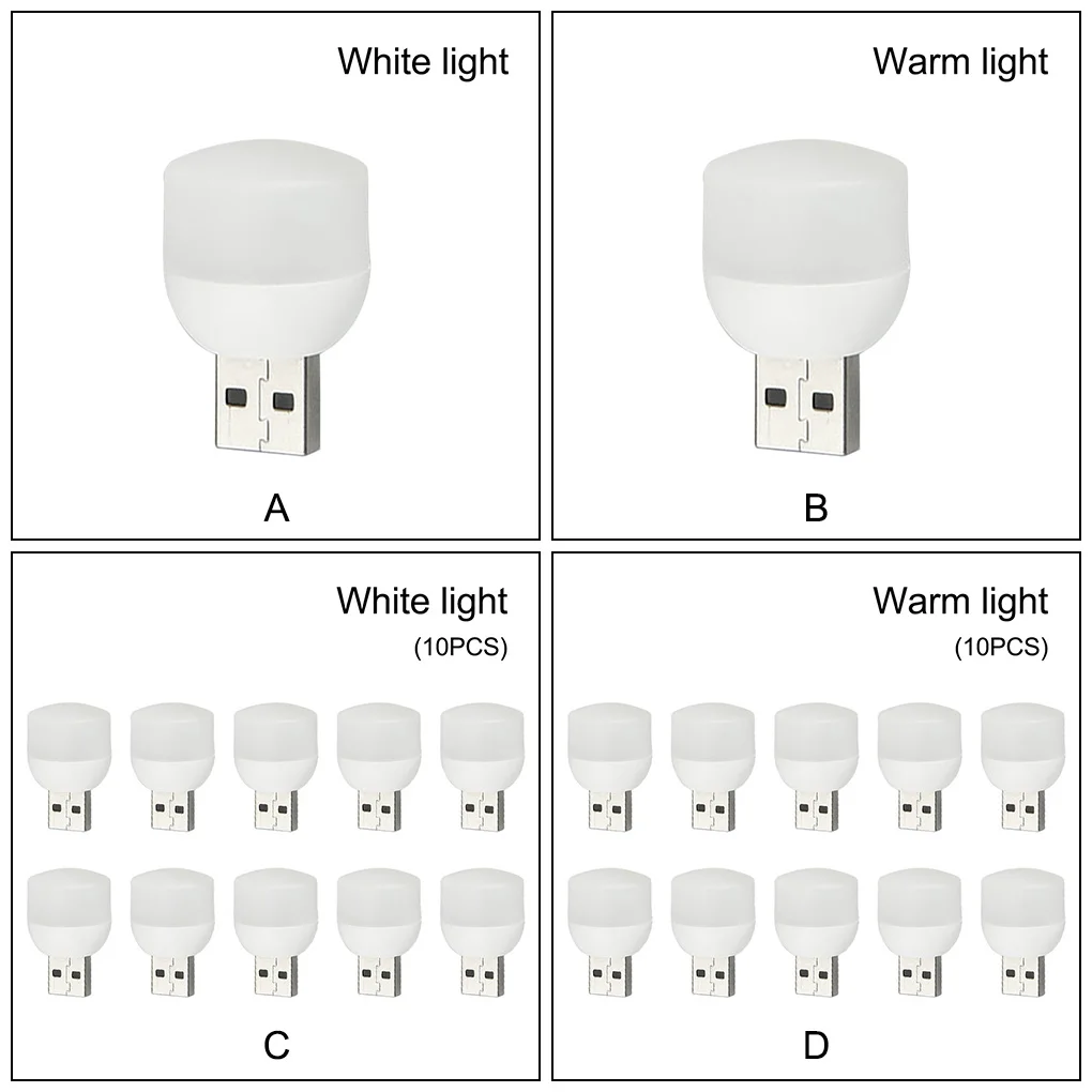 

Book Lights USB Reading LED 360 Degree Bedroom Plastic Lighting Birthday