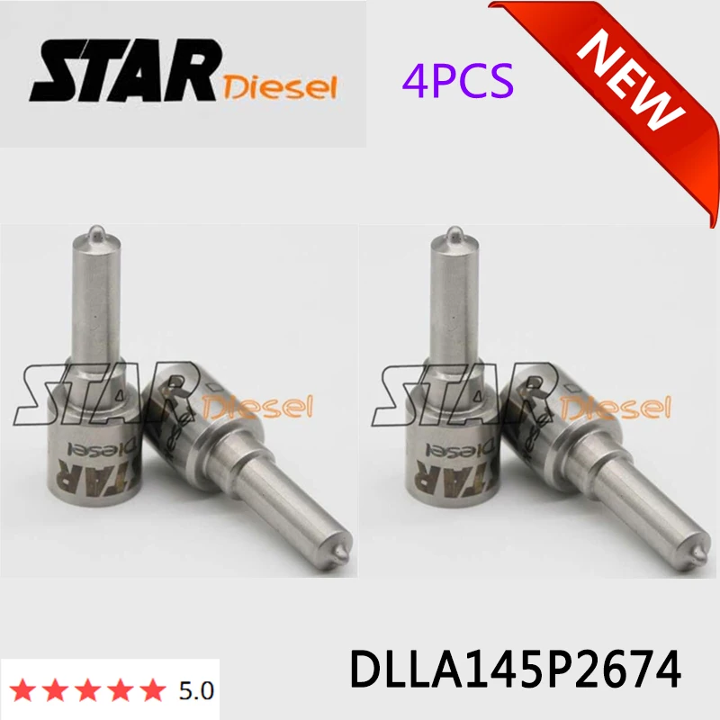 

STAR Diesel 4 * DLLA145P2674 Форсунка инжектора DLLA 145 P 2674 ремонтные комплекты DLLA 145 P 2674 для топливного двигателя с общей топливной магистралью