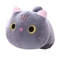 35cm soft down cotton pillow cute cat doll plush toy big face cat doll for girls birthday gifts