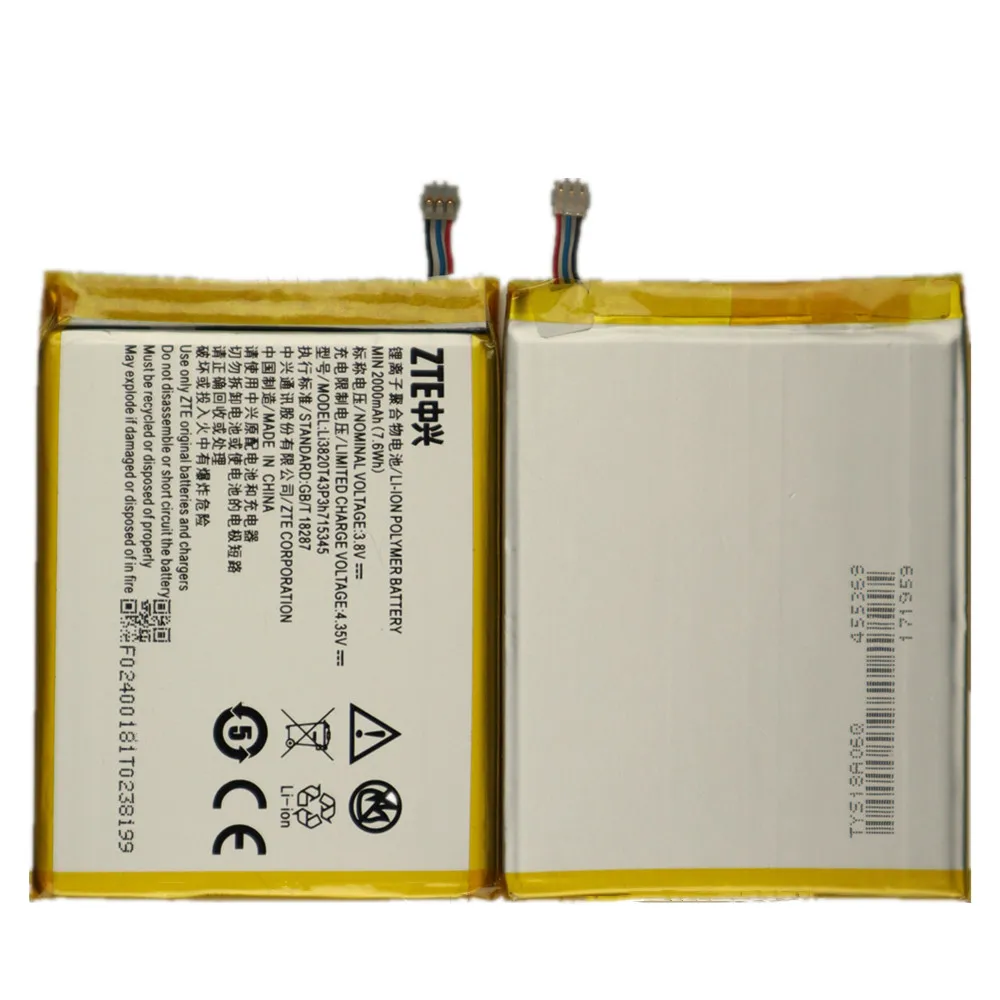 Оригинальный аккумулятор 100% LI3820T43P3h715345 для ZTE Grand S Flex / MF910 MF910S MF910L MF920 MF920S MF920W + Маршрутизатор включен.