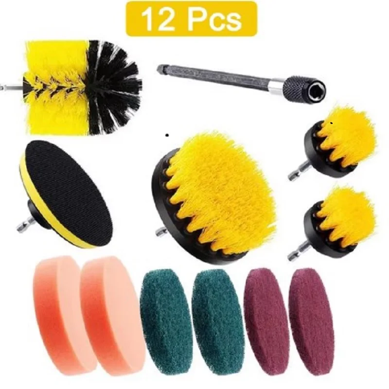 Щетка для электродрели с пересечением границ