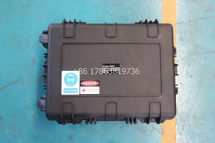 Портативная импульсная лазерная чистящая машина мощностью 300 Вт мини-тележка