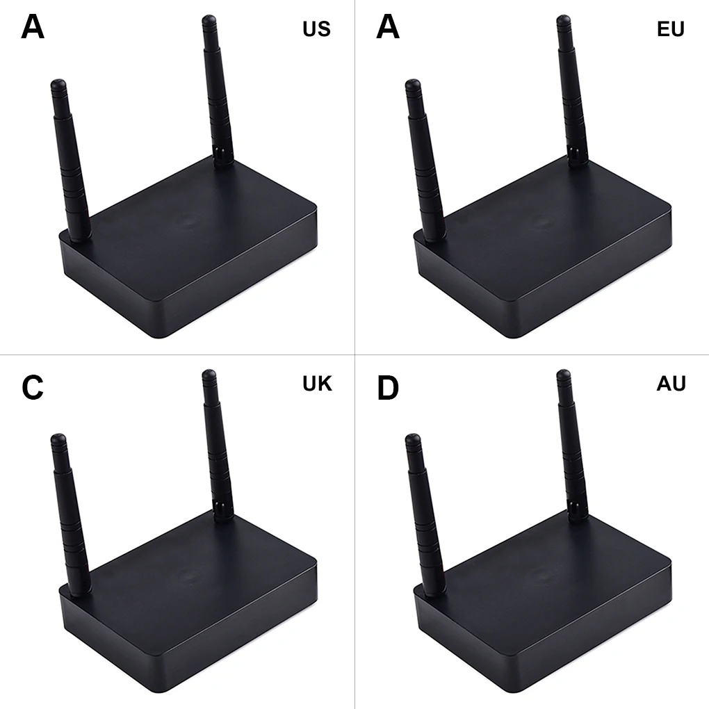 

Transmitter HDMI-compatible Converter Extender Double Frequency Infrared Media Streaming Adapter Office US Plug
