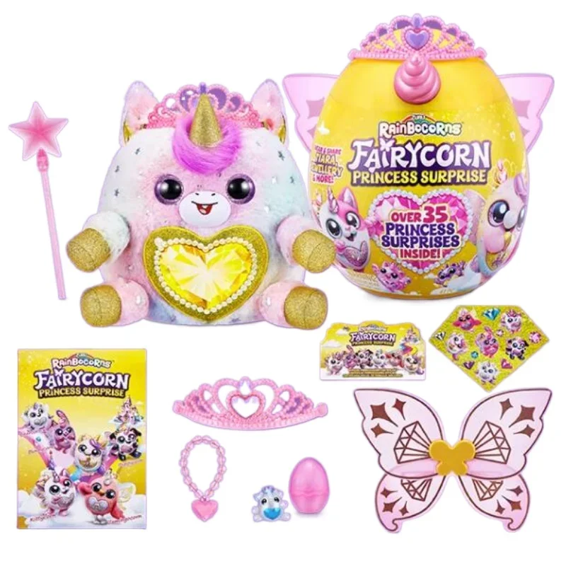 Новый оригинальный Zuru RainBocoRns FAIRYCORN ПРИНЦЕССЫ Корона Принцесса Эльф Плюшевые