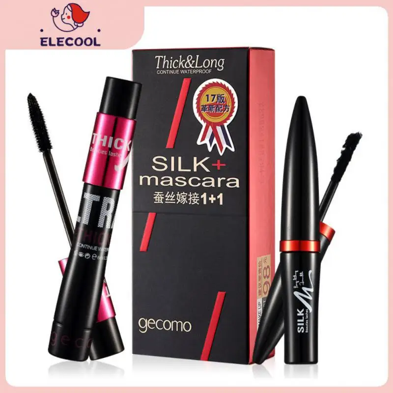 

Sparkling Eyes 4d Silk Fiber Mascara Eyelashes Extension Natural Curling Dense Lash Black Mascara Eyelashes Lengthening