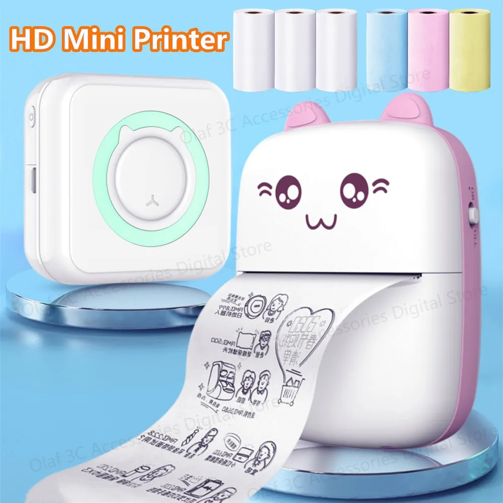 

C15/C9 Portable Mini Printer Thermal Label Printers Bluetooth Wireless Printing Inkless Stickers Paper 57mm Impressora Portatil