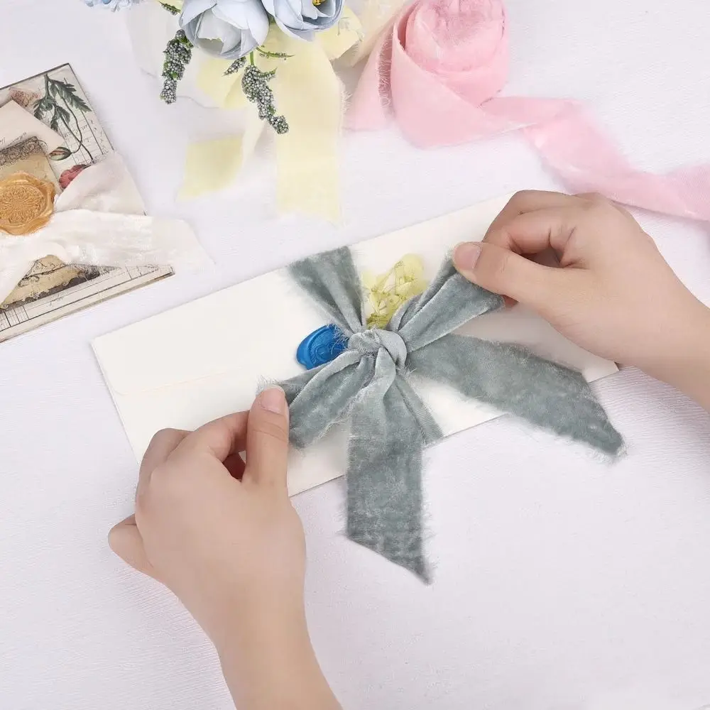 Атласные ленты из велюра 3 ярда/4 см шелковая лента ремень искусственного бархата