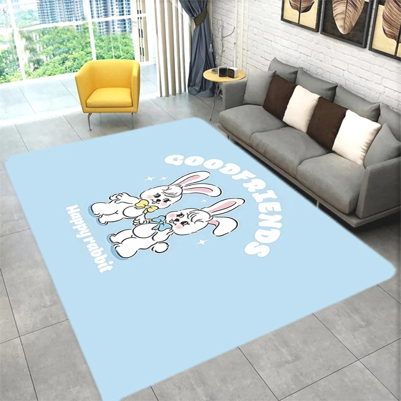 

Hallway Carpet Cute Rabbit Mat Bath Mats Home Door Entrance Kitchen Rug Room Floor Bathroom Living Children Balcony Bedroom Rugs