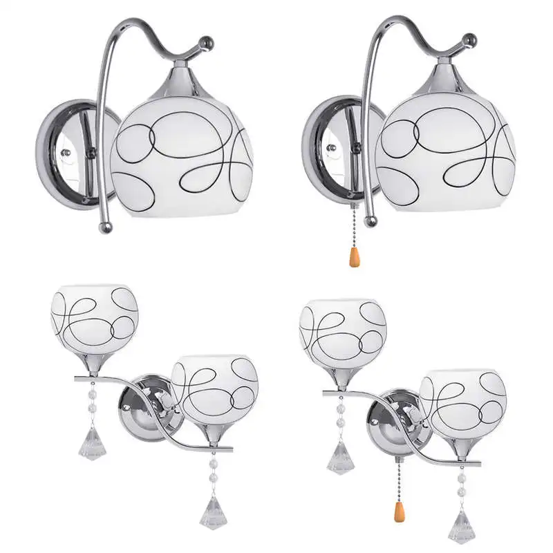 

Современная светодиодная Хрустальная настенная лампа, бра для прихожей, спальни, осветительный прибор