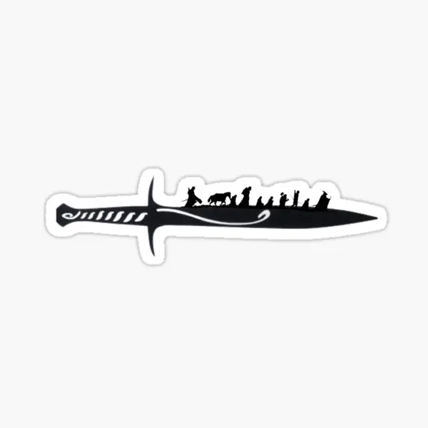 

The Fellowship 5PCS Stickers for Car Wall Decorations Window Bumper Cute Decor Room Cartoon Art Water Bottles Kid Luggage Home