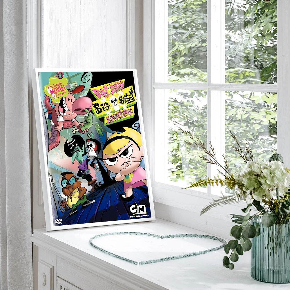 The G-Grim A-Adventures Of B-Billy M-Mandy Классические винтажные постеры Белая бумага Печатает