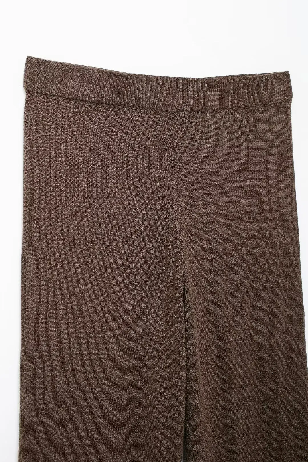 Женский костюм из 2 предметов TRAFZA элегантный коричневый трикотажный топ с