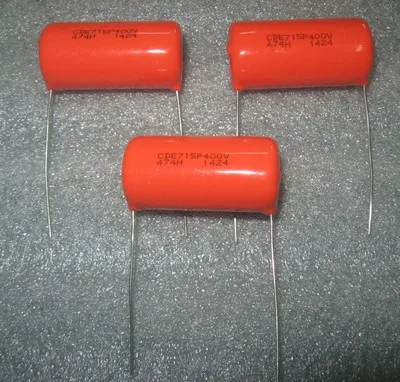 

Пленочный конденсатор SPRAGUE CDE 715P 0,47 мкФ/400V 2.5% Hi-Fi аудио 474H, 4 шт.