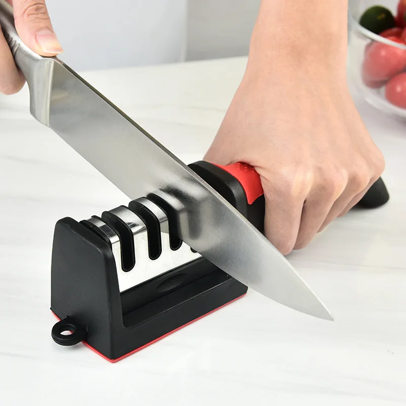 

3/4-Stage Type Household Professional Sharpener Replaceable Sharpener Kitchen Scissors Sharpener for All Knife Kitchen Gadgets