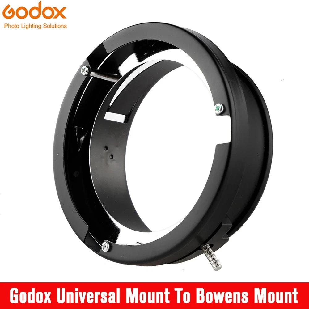 

Godox Universal Mount To Bowens Mounts Speedring Adapter Studio Flash Strobe