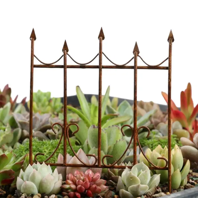 Миниатюрный забор для поделок сказочный садовый газонный барьер украшение