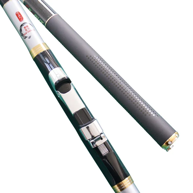 Телескопическая рыболовная удочка из углеродного волокна портативная для