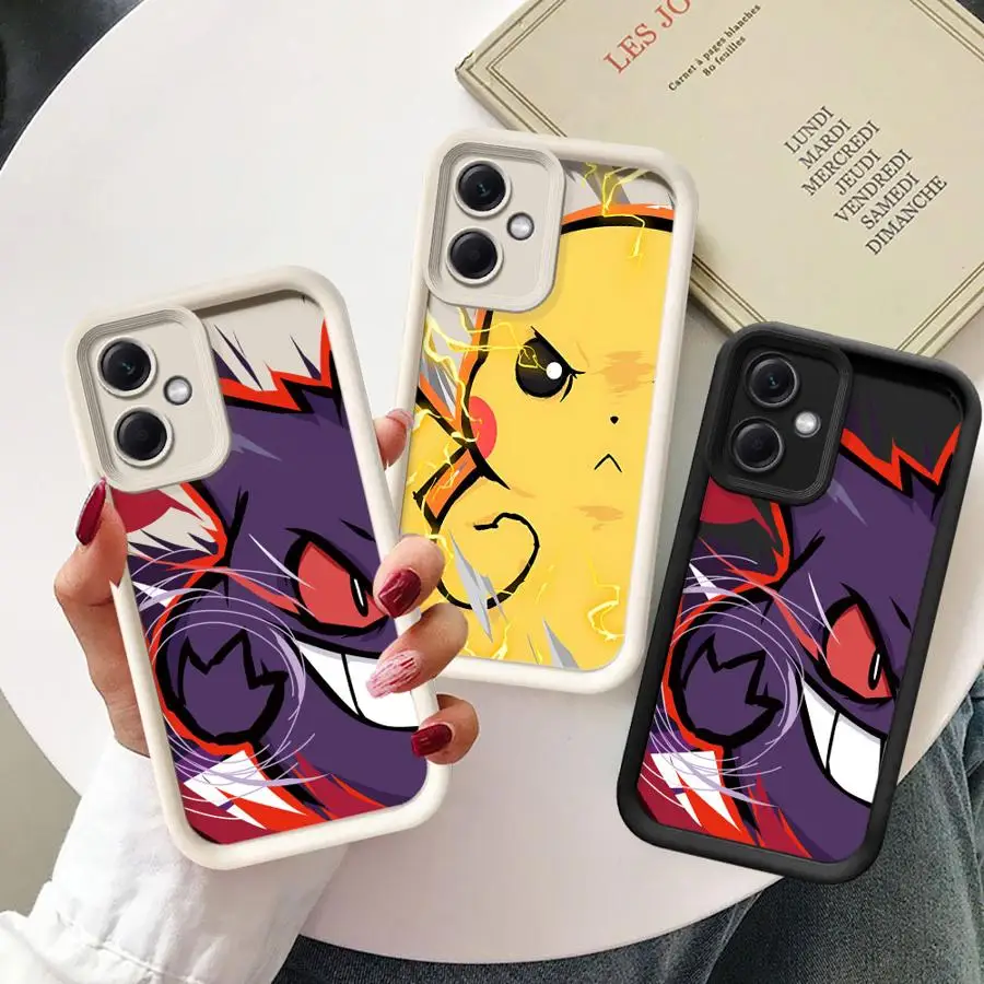 Cartoon Poke_mon Phone Case for Redmi Note 10 12 13 4G 5G 10S 10Pro 11 11S Pro4G 13ProPlus5G 12S Matte