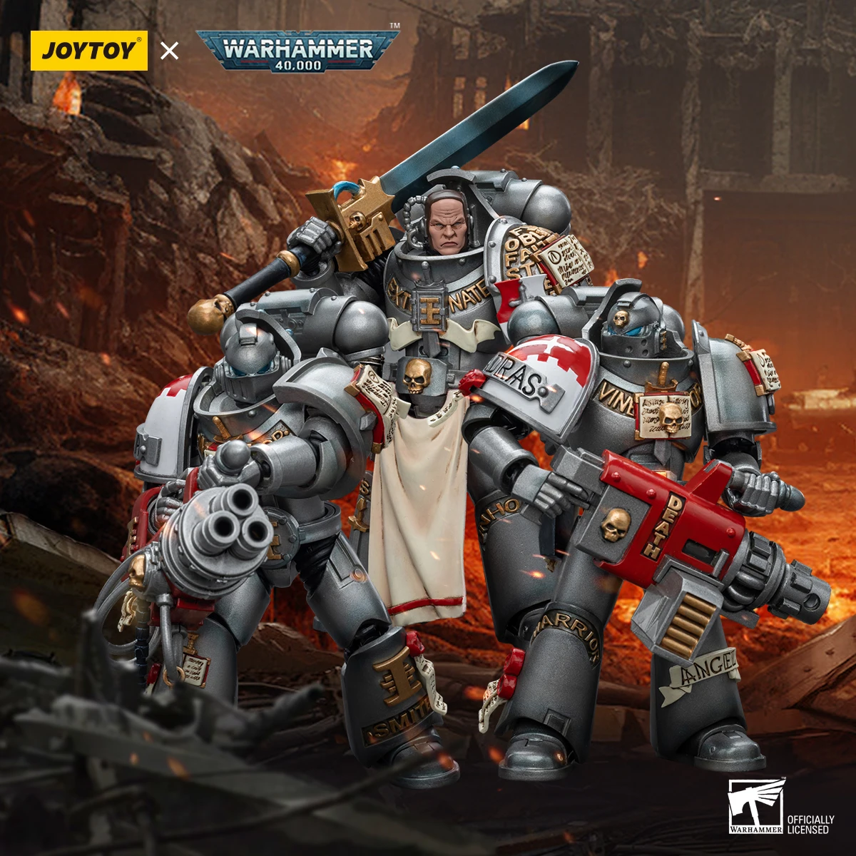 JOYTOY Warhammer 40k 1: 18 Серый отряд рыцарей-страйкеров