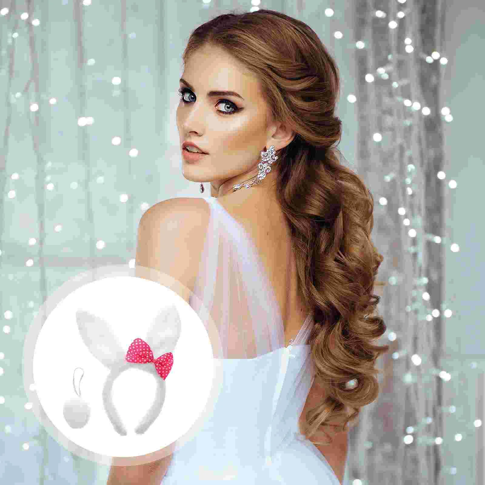 

Rabbit Hair Bunny Hat Easter Party Ears Tail Set Cosplay Bands Hoop Hood Ideas Decorating Bandear Accessories Hoops Hats Costume