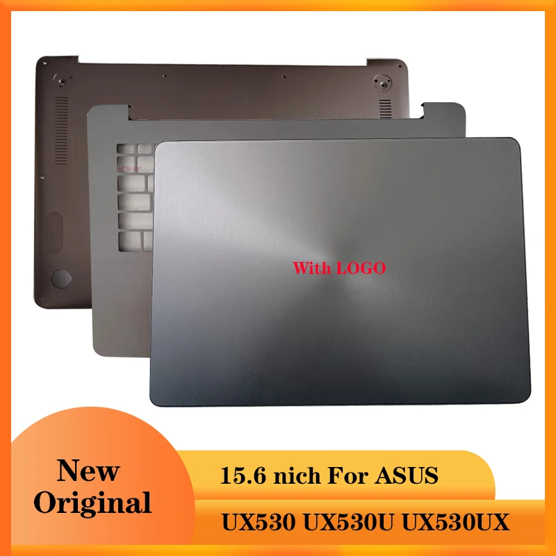 

NEW Laptop LCD Back Cover/Palmrest Upper Case/Bottom Case For ASUS UX530 UX530U UX530UX Computer Case Gray
