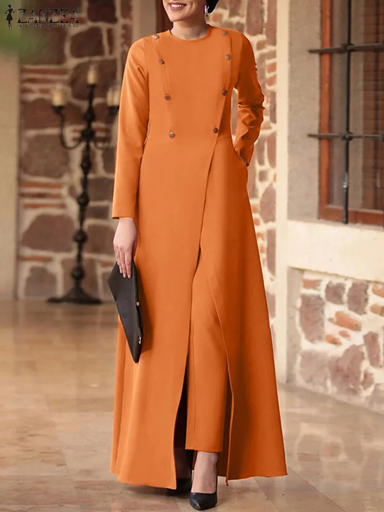 

ZANZEA Fashion OL 2PCS For Womm's Clothing Casual Solid Loose Matching Sets Oversize 2022 Elegant Activity Party Streetwear Sets
