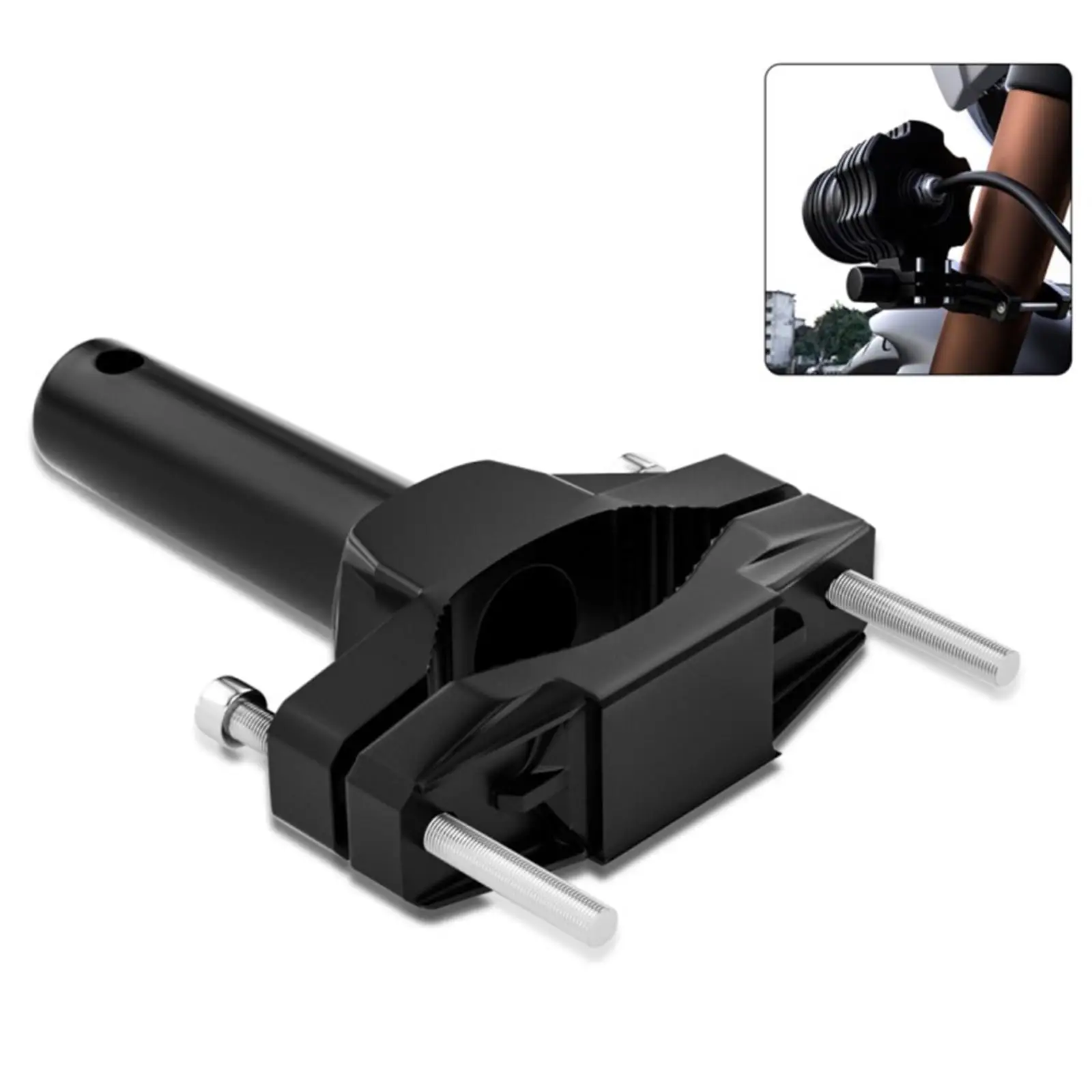 

1x Mount Bracket for Motorcycle Off Road Extension Bracket Fixed Lamp Holder Motorbike Parts LED Light Work Lights Lamps Black