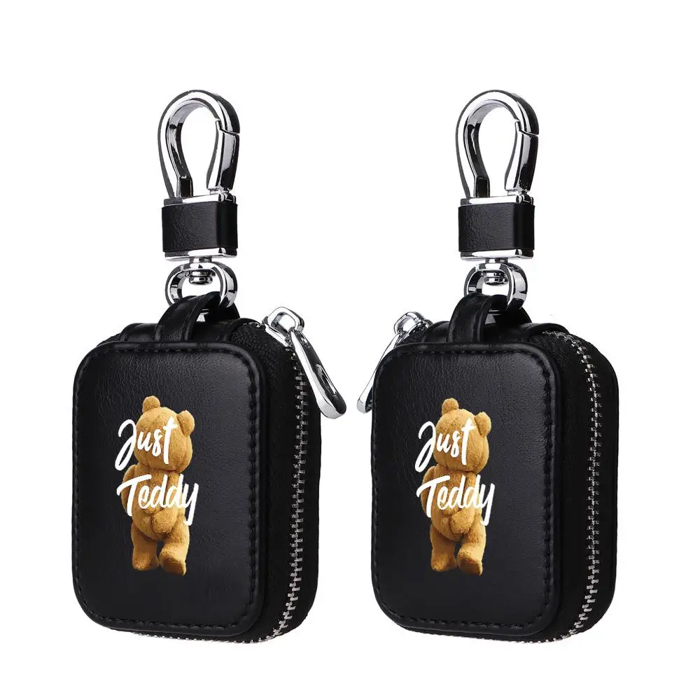 Кожаный белый чехол для наушников INS Teddy Toy Bear Airpod12 3 Pro милая кукла сумка