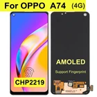 ЖК-дисплей 6,43 дюйма AMOLED для OPPO A74 4G, дисплей для замены ЖК-дисплея OPPO A74 CHP2219