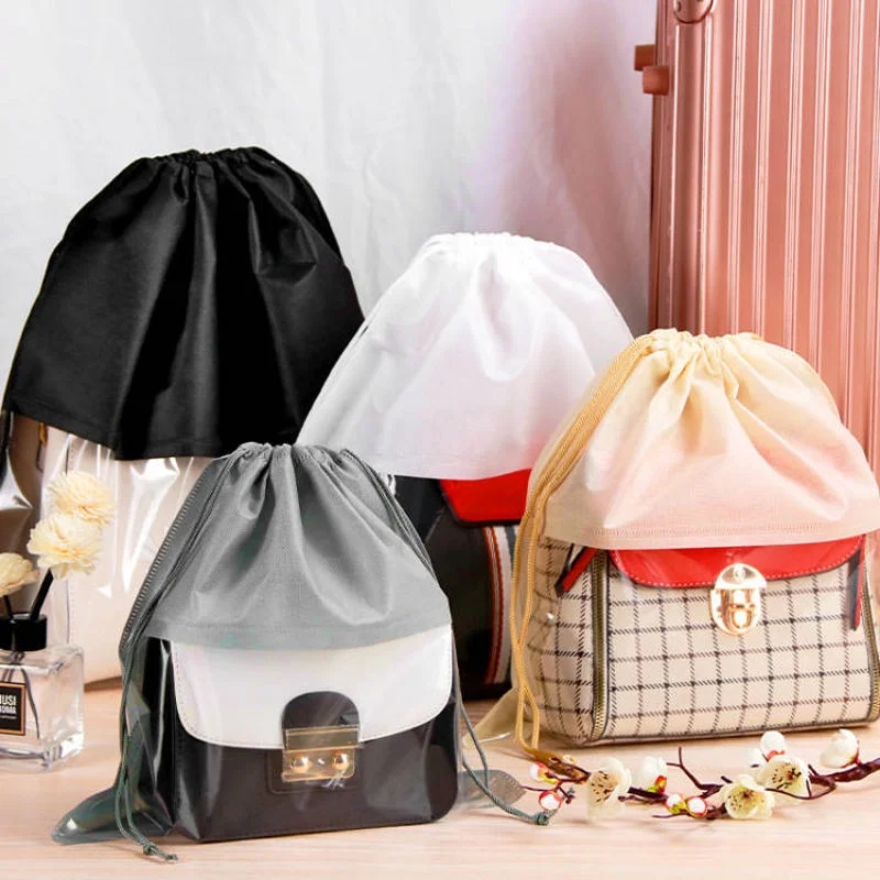 

Multipurpose Storage Bag Household Necessity Transparent Waterproof Dustproof Pouch Handbag Shoes Small Items Organizer Products