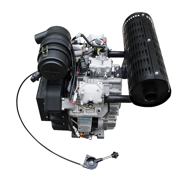 nedarns небольшой двухцилиндровый двигатель с воздушным охлаждением die-sel V-twin 30h·p