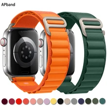 Alpine loop strap For apple watch band 49mm 45mm 41mm 44mm 40mm Nylon watchband bracelet belt iwatch series 3 5 SE 6 7 8 Ultra