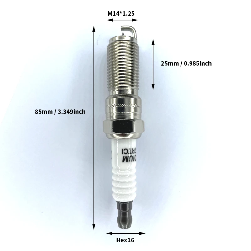 3/4/6 шт. трехсторонняя иридиевая свеча зажигания для FORD Fiesta MAZDA 6 BUICK Enclave 3 CADILLAC CTS