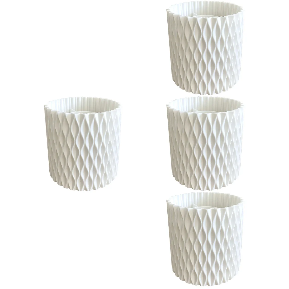 

4pcs Rotating Makeup Brush Holder Holder Pen Cup Desk Makeup Brush Organizer