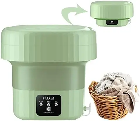 

Washing Machine, Mini Washing Machine Foldable, For Washing Baby Clothes, Underwear Or Small Items Of Portable Washer, As A Gift