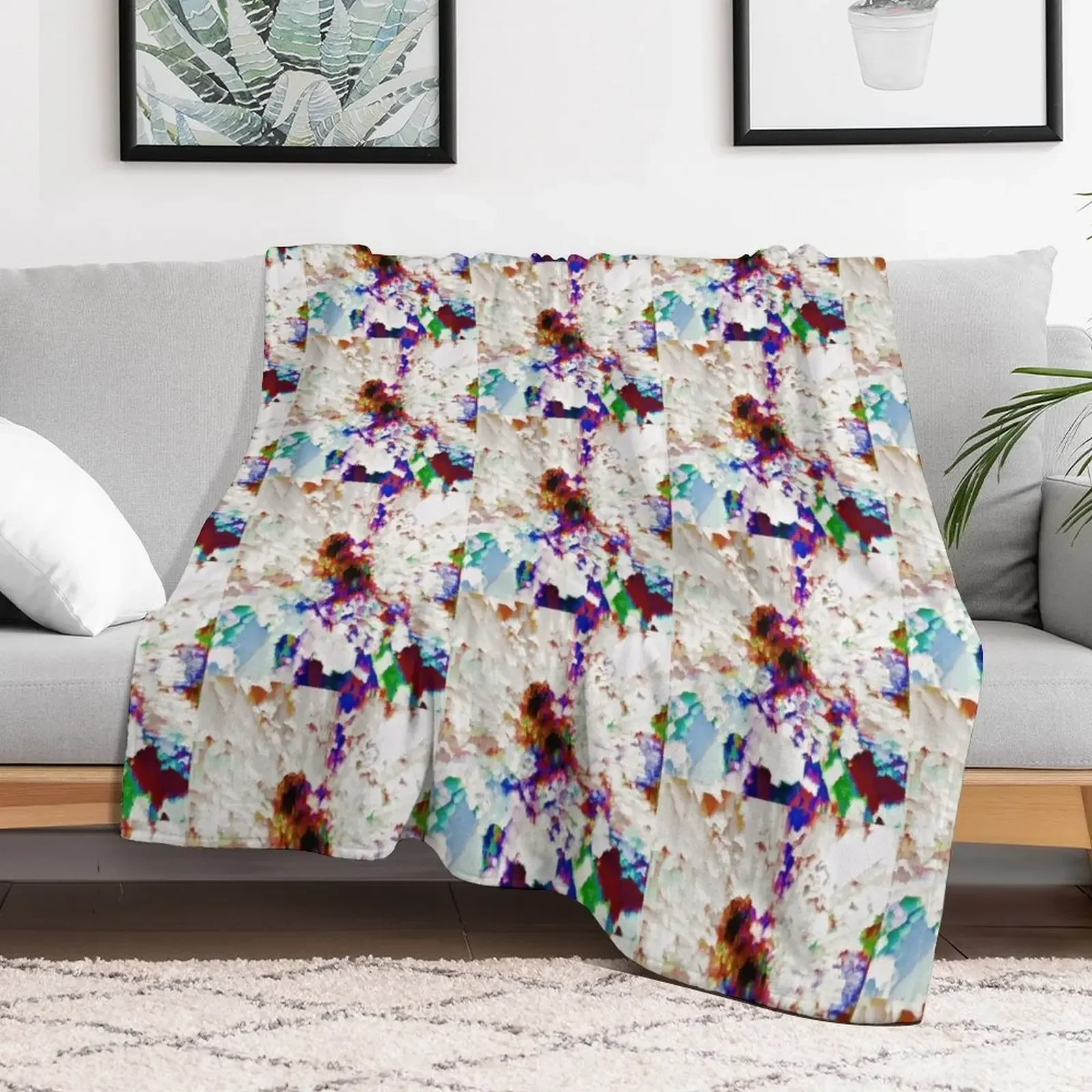 Абстрактное безумие: Zow Плед Пушистые гигантские одеяла для дивана