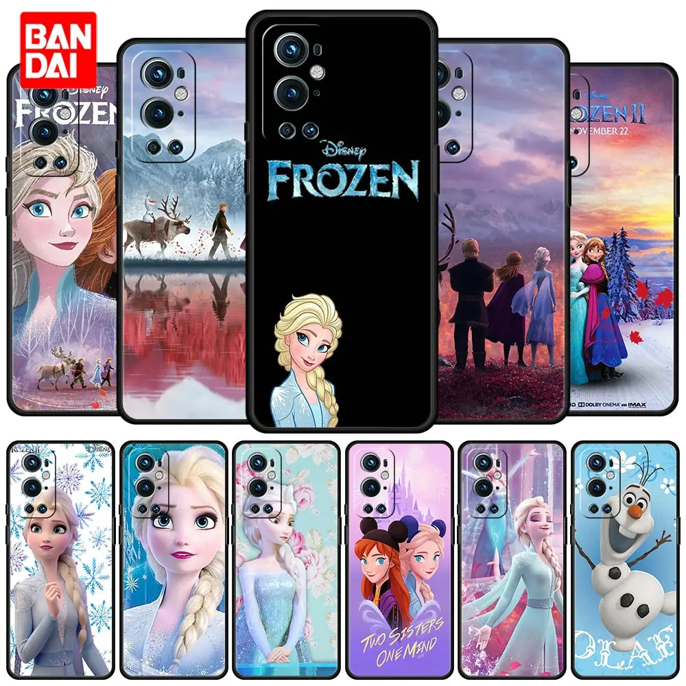

Cover Case for Case for Oneplus 9 10 Pro 8 8T 9R Nord 2 N100 N10 CE N200 5G Full Japan Style Queen Elsa Princess Girl Anime